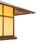 45" Seneca Double Bar Mission Pier Mount detail