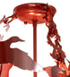 18" Ducks in Flight Inverted Pendant - detail 8
