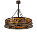 45 inch Oak Leaf and Acorn Chandel-Air detail view