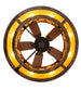 45 inch Oak Leaf and Acorn Chandel-Air detail view