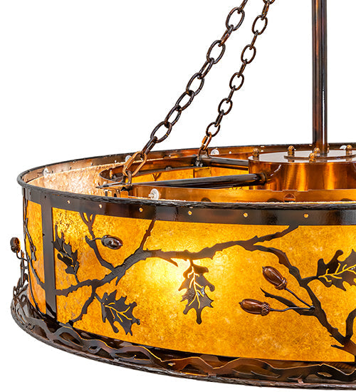 45 inch Oak Leaf and Acorn Chandel-Air detail view