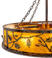 45 inch Oak Leaf and Acorn Chandel-Air detail view