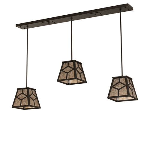 48" Diamond Craftsman 3 Light Island Pendant - detail 2