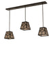 48" Diamond Craftsman 3 Light Island Pendant - detail 2