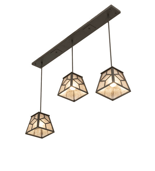 48" Diamond Craftsman 3 Light Island Pendant - detail 5