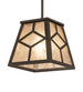 48" Diamond Craftsman 3 Light Island Pendant - detail 7