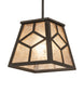 48" Diamond Craftsman 3 Light Island Pendant - detail 7