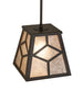 48" Diamond Craftsman 3 Light Island Pendant - detail 8