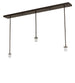 48" Diamond Craftsman 3 Light Island Pendant - detail 9