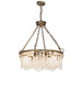 31" Sardinia Chandelier detail view