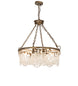 31" Sardinia Chandelier detail view