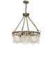 31" Sardinia Chandelier detail view