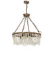 31" Sardinia Chandelier detail view