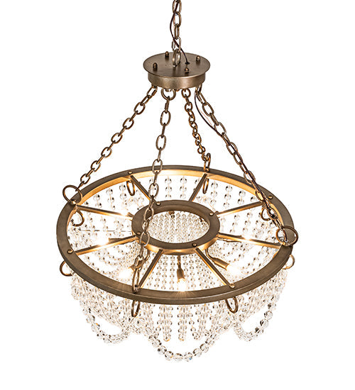 31" Sardinia Chandelier detail view