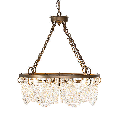 31" Sardinia Chandelier detail view