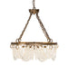 31" Sardinia Chandelier detail view