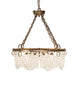 31" Sardinia Chandelier detail view