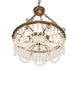 31" Sardinia Chandelier detail view