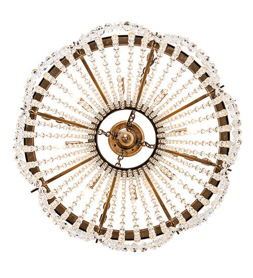 31" Sardinia Chandelier detail view