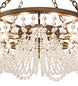 31" Sardinia Chandelier detail view