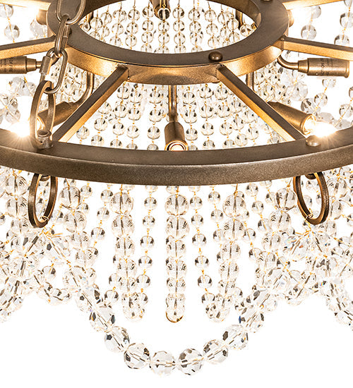 31" Sardinia Chandelier detail view