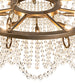 31" Sardinia Chandelier detail view