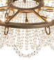 31" Sardinia Chandelier detail view