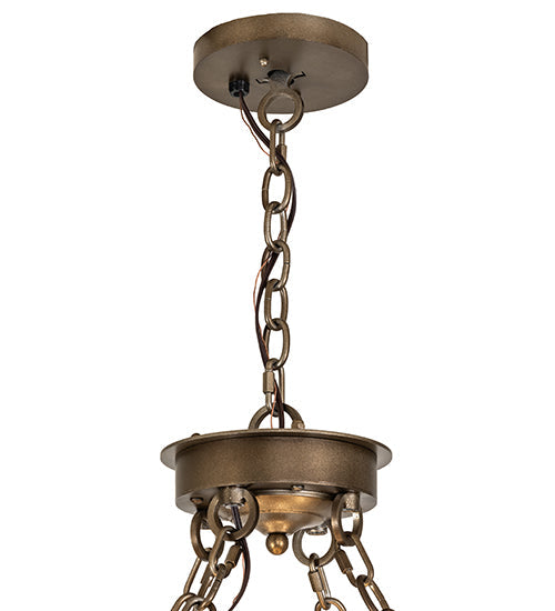 31" Sardinia Chandelier detail view