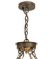 31" Sardinia Chandelier detail view