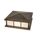 20" Seneca Double Bar Mission Pier Mount detail