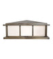 20" Seneca Double Bar Mission Pier Mount detail