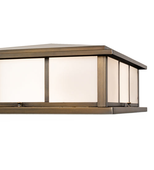 20" Seneca Double Bar Mission Pier Mount detail