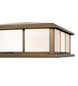 20" Seneca Double Bar Mission Pier Mount detail