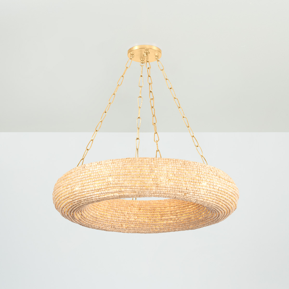 Corbett Lure Chandelier 36in illuminated