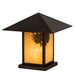 17.5" Seneca Winter Pine Pier Mount detail