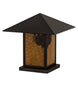 17.5" Seneca Winter Pine Pier Mount detail