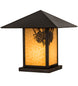 17.5" Seneca Winter Pine Pier Mount detail