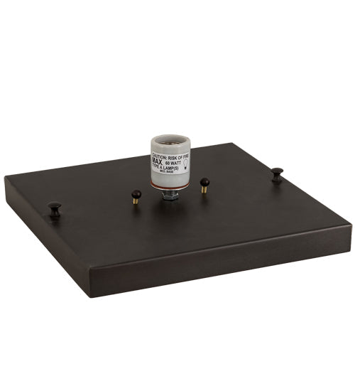 17.5" Seneca Winter Pine Pier Mount detail