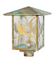 12" Seneca Song Bird Post Mount detail