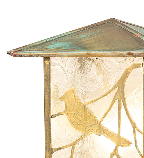 12" Seneca Song Bird Post Mount detail