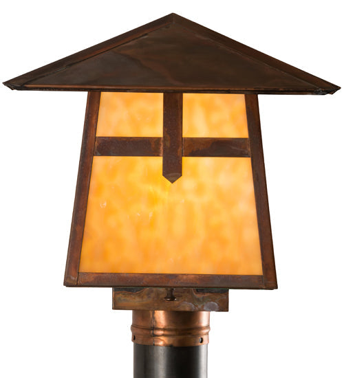 12.5" Stillwater Cross Mission Post Mount detail