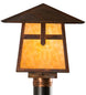 12.5" Stillwater Cross Mission Post Mount detail