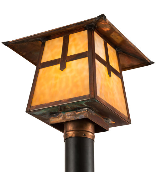 12.5" Stillwater Cross Mission Post Mount detail