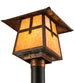 12.5" Stillwater Cross Mission Post Mount detail