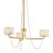 Corbett Bunda Chandelier 578-31-VB