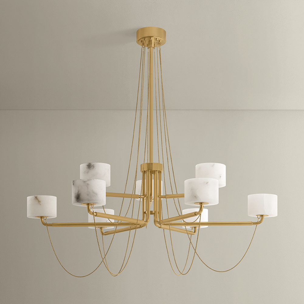 Corbett Bunda Chandelier 47in detail