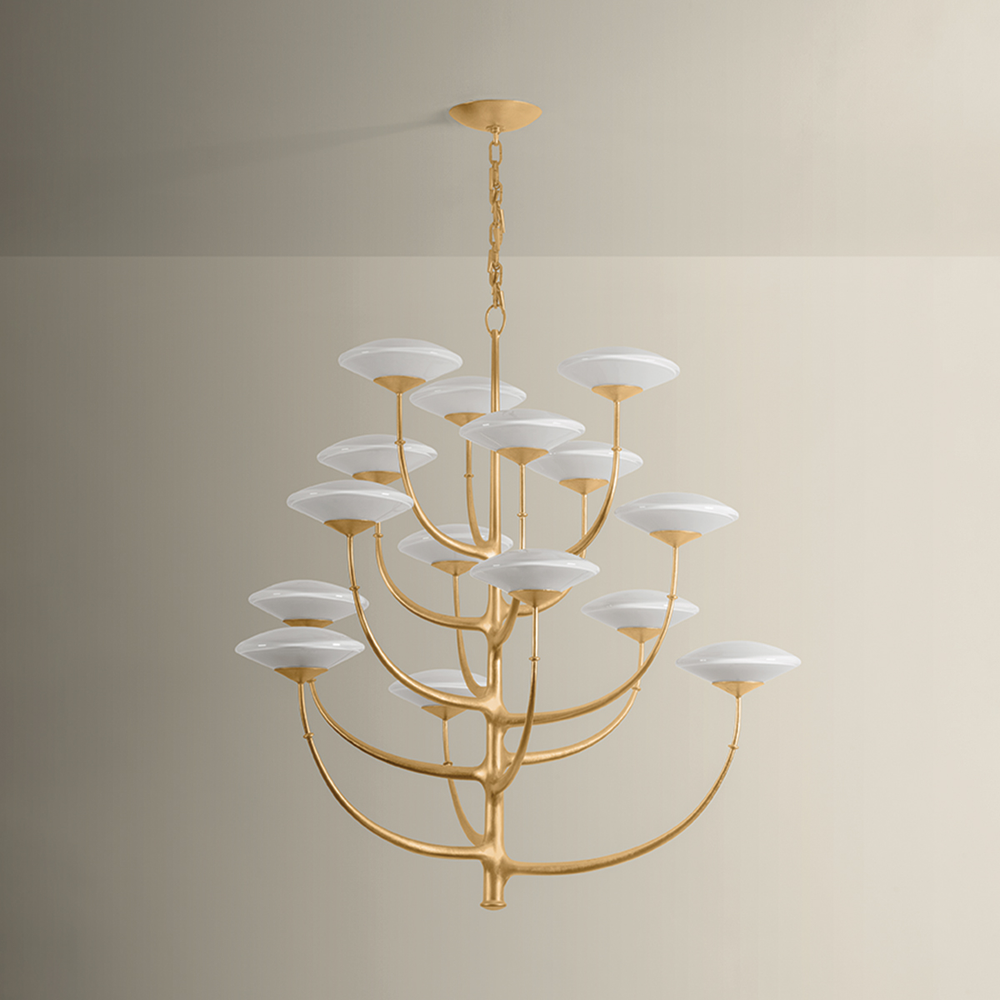 Corbett Pluro Chandelier alternate angle