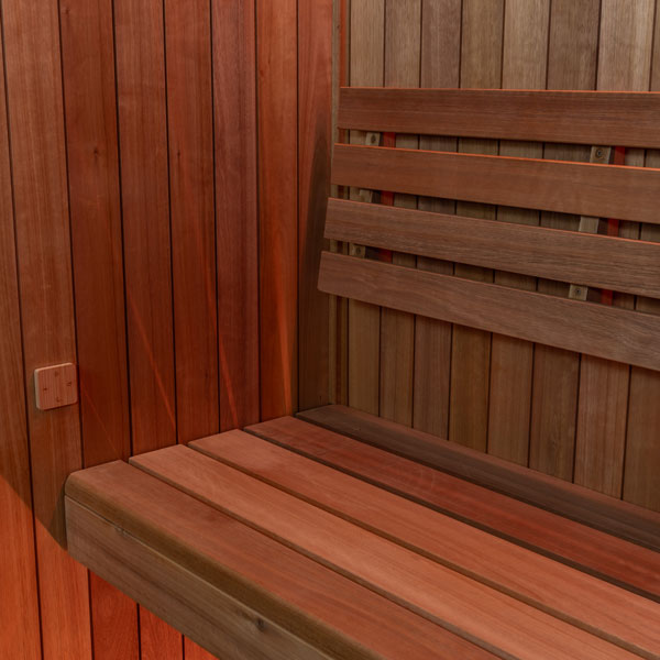 LeisureCraft CT Element Studio Sauna (64x84) interior