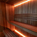 LeisureCraft CT Element Studio Sauna (64x84) interior