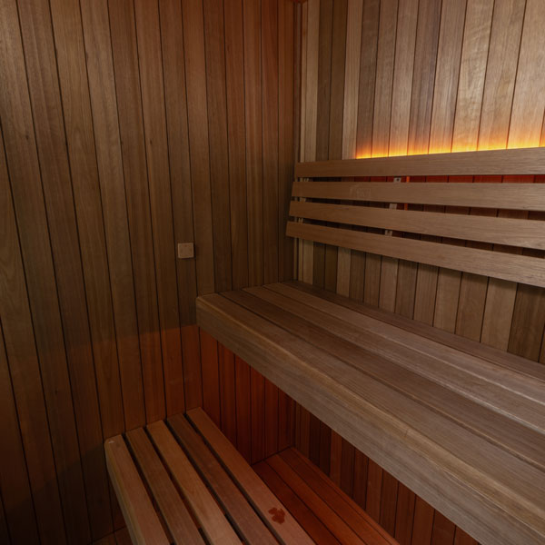 LeisureCraft CT Element Loft Sauna (54x74) interior